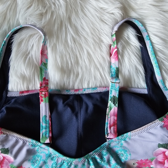 Johnny Was Japer Ruched One Piece Swimsuit - Picture 13 of 16